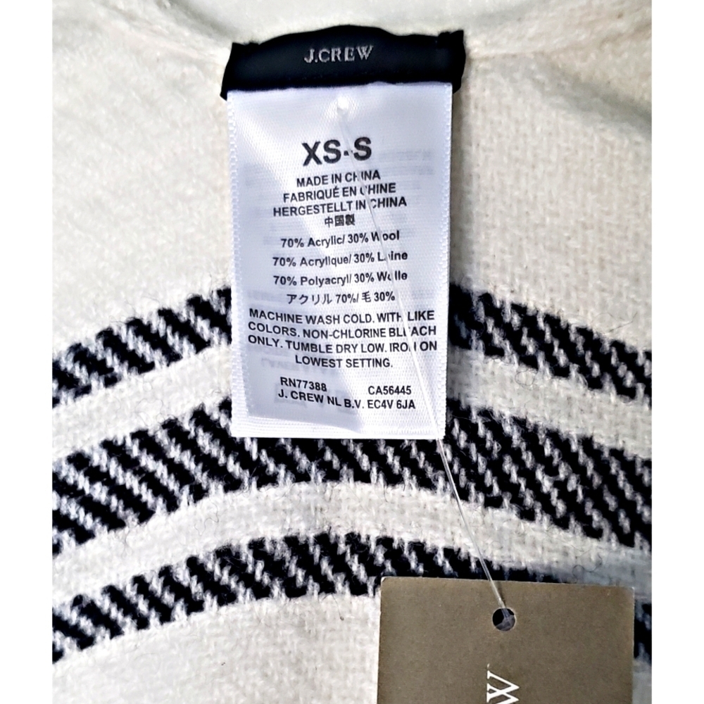 J. Crew Reversible blanket poncho - Picture 4 of 5
